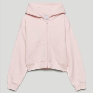 Aritzia Cozy Fleece Boyfriend Boxy Zip-Up Hoodie